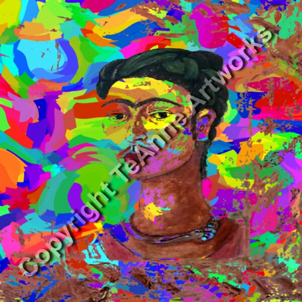  Frida after Frida Kahlo's self Portrait Thumbnail